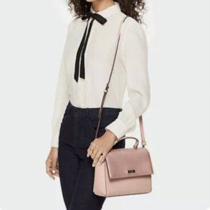 Kate Spade New York Paterson Court Brynlee Crossbody Bag Two-Tone Neutral